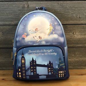 Peter Pan Disney Loungefly mini-backpack.